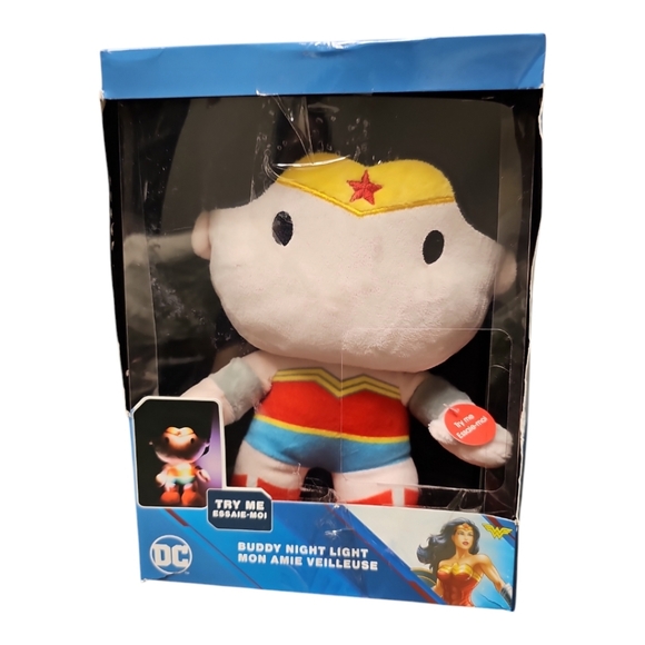 DC Wonder Woman Buddy Night Light Plush Toy - Picture 2 of 4